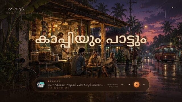 കാപ്പിയും പാട്ടും website screenshot