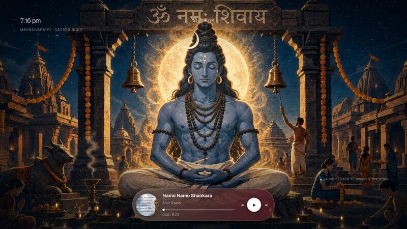 महाशिवरात्रि website screenshot