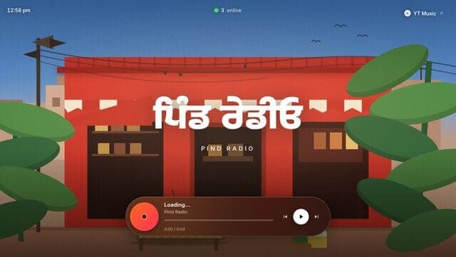 Pind Radio website screenshot