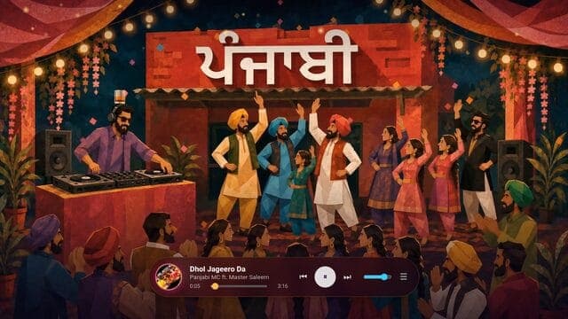 Punjabi Wedding DJ website screenshot
